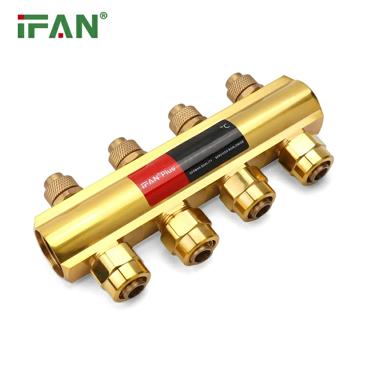 Brass Manifold Features Anti-Leak Seal Design