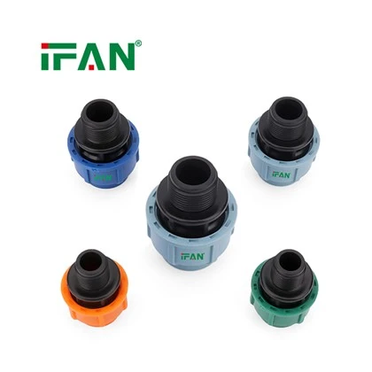 HDPE پائپ کی تنصیب کے لیے قابل اعتماد پی پی کمپریشن فٹنگ